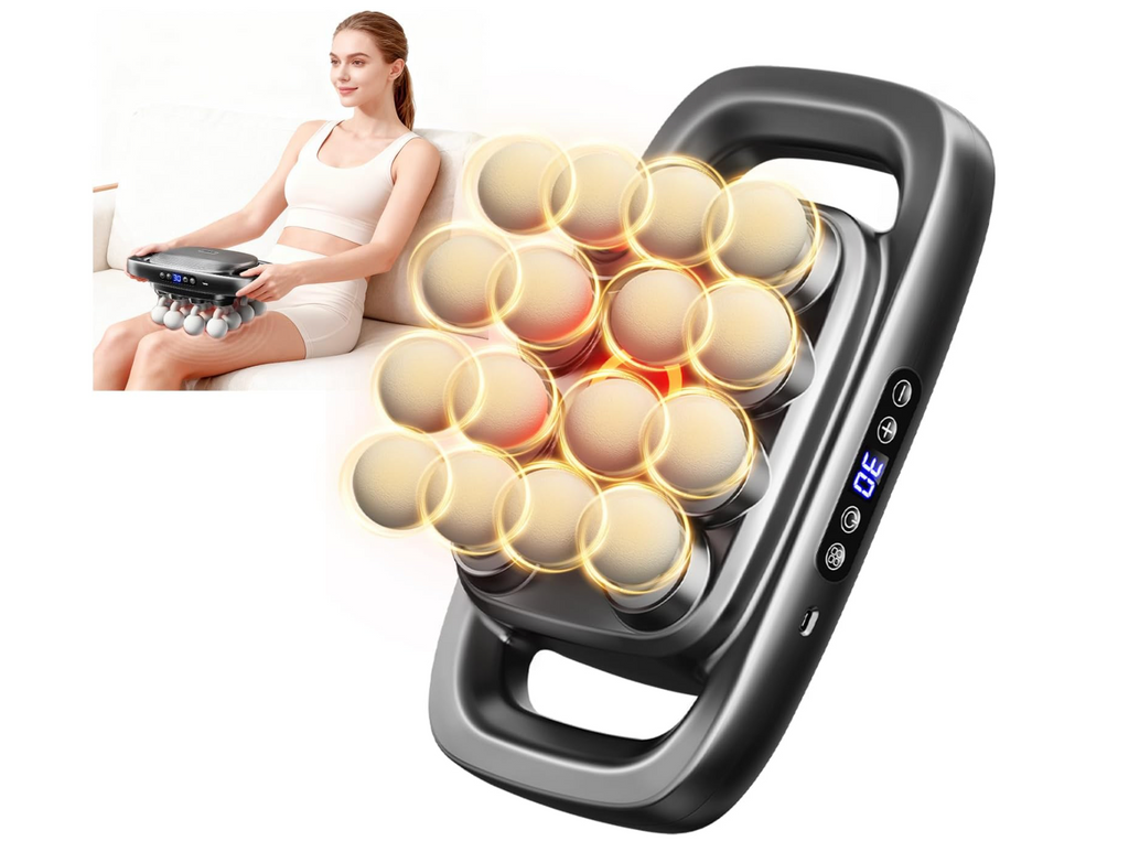 16-Head Deep Tissue Massage Gun
