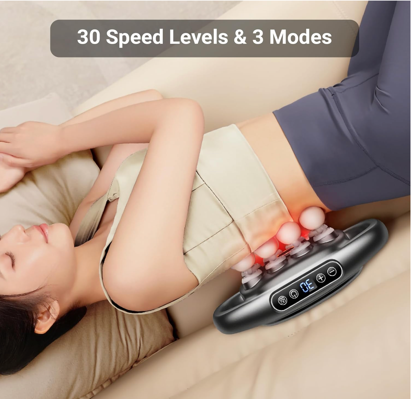 16-Head Deep Tissue Massage Gun